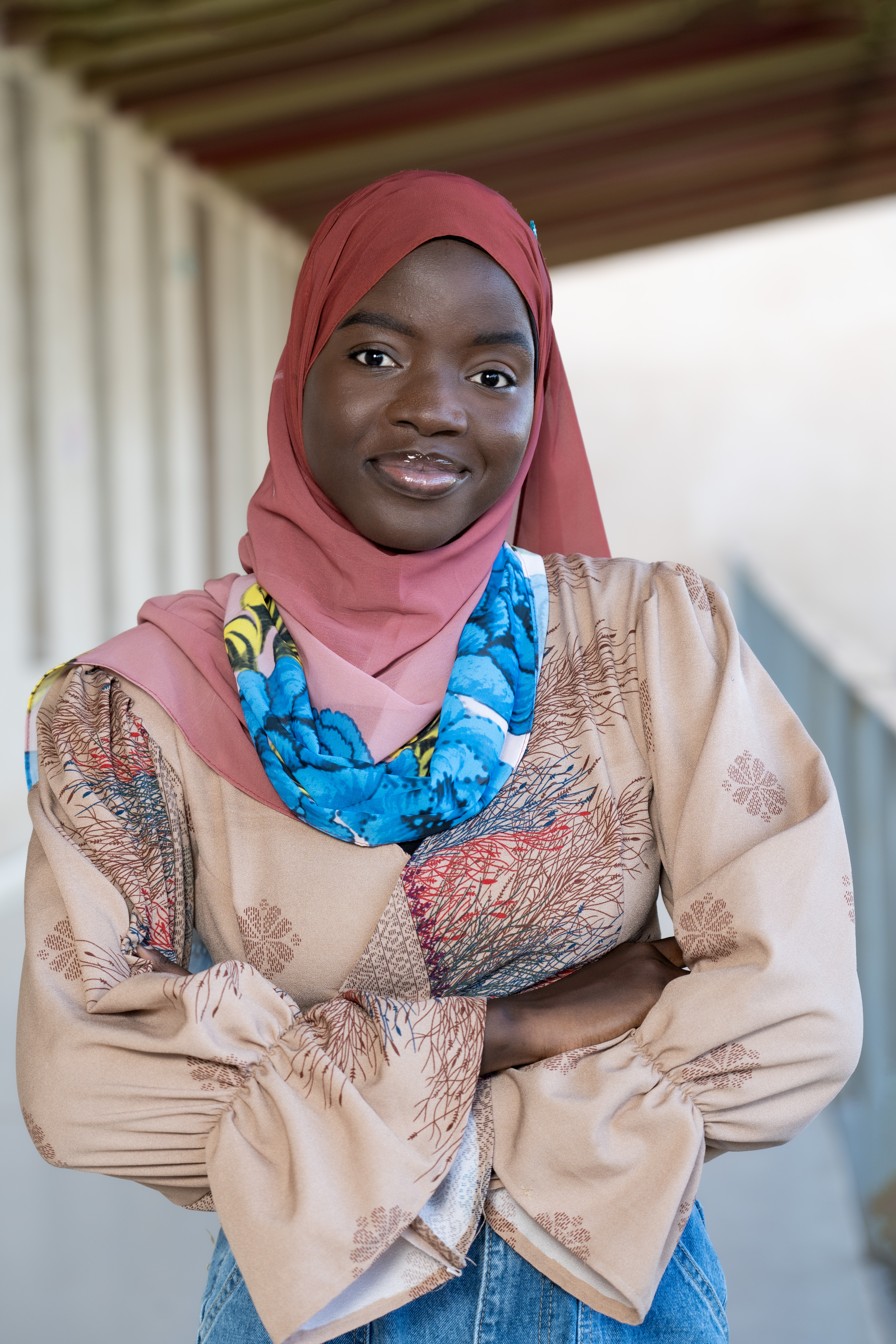 Portrait de Khoudia DIENG, étudiante en 2éme année du cycle préparatoire intégré l’Institut Polytechnique de Saint-Louis (IPSL).